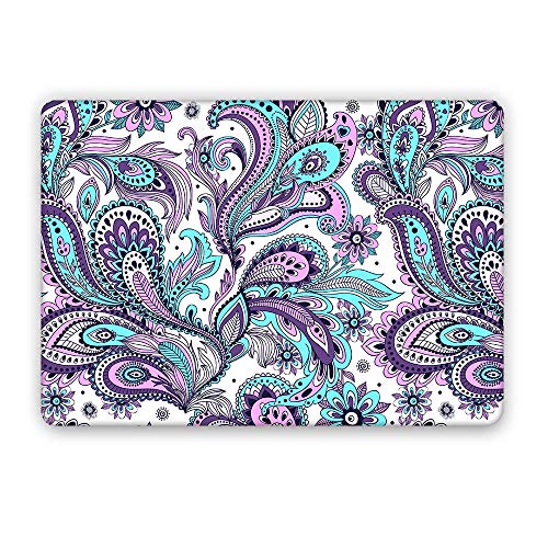 For MacBook Pro 13 Inch with Retina (2015) case [Models:A1502/A1425], Crystal Print Hard case Laptop sleeve with Purle Dust plug and Keyboard skin, Tribal ethnic
