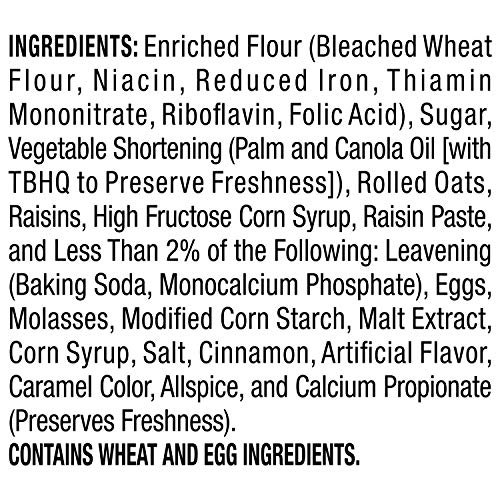 Grandma's Oatmeal Raisin Cookies, 2.5 Ounce (Pack of 60)