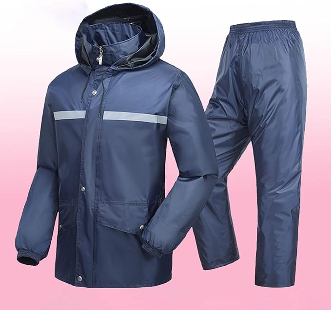 Rain Suits for Men Fishing Rain Gear Waterproof Raincoat with Hood
