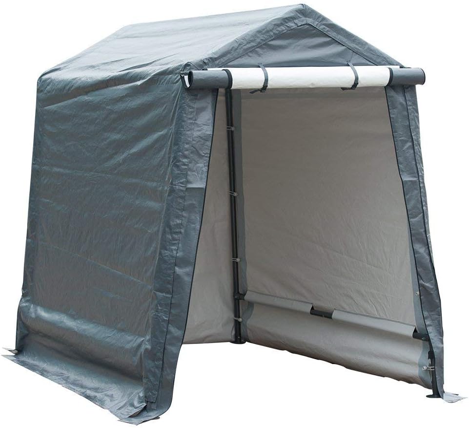 Amazon Com Abba Patio Storage Shelter 6 X 8 Feet Outdoor Carport