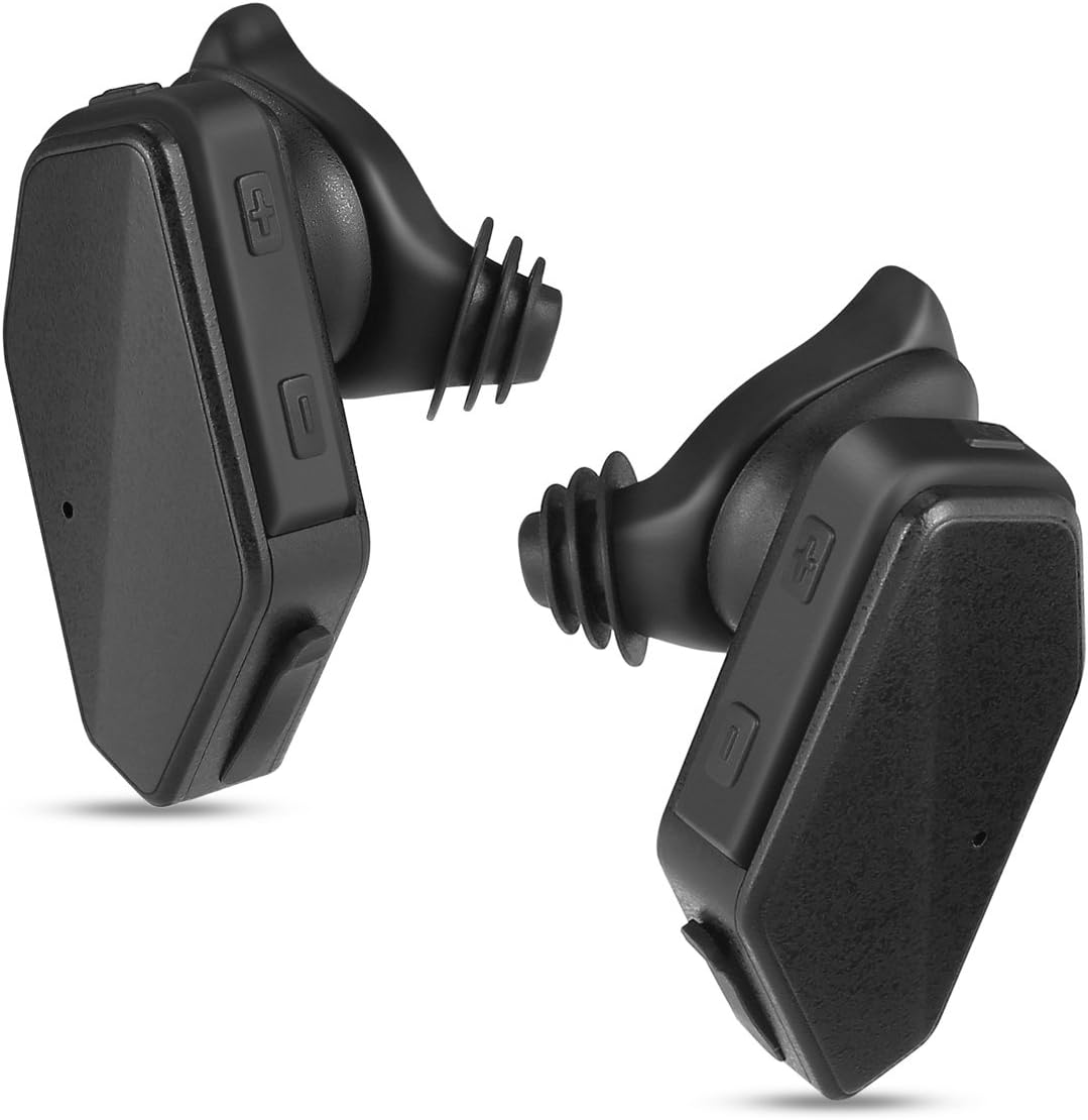 Wireless Earbuds, Soundmoov Bluetooth Headphones Handsfree Stereo Earphone with Microphone, Noise Cancelling Sweatproof Mini True Headset for iPhone, Android and Smartphones Tablets