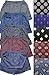 Alexander Del Rossa Mens Satin Boxer Shorts, Printed Underwear 2X Pack of 5 Prints (A0753PKB2X)