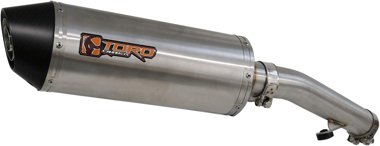 Toro Exhaust Link Pipe, w/ 300mm Stainless Silencer compatible with CBR600 F2/F3 91-98