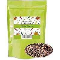 Premium Whole Cloves Buds 4 Ounces, Strong Aroma and Flavor Cloves for Tea, Pickles, Drinks, Curries, Meats, and Pumpkin…