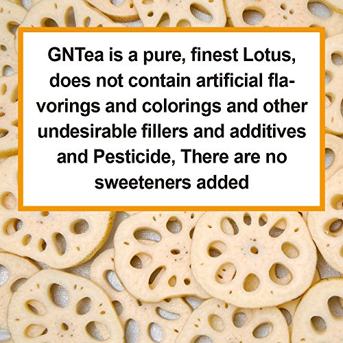 [GNTea] Lotus Root tea (bulk) 0.7oz, Korea tea, new fresh, Comfortable mind and body, Cleansing the blood, Handmade Roasting - Thumbnail 3
