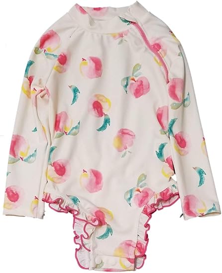 infant girl rash guard swimsuit