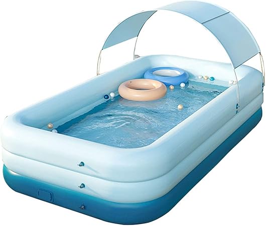 large rectangular paddling pool