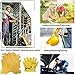 OLSON DEEPAK Outdoor Working Glove for Women and Men,Cowhide Leather Work Gloves for Gardening/Welding/Yard Work/Driving (Yellow, Medium(pack of 1))