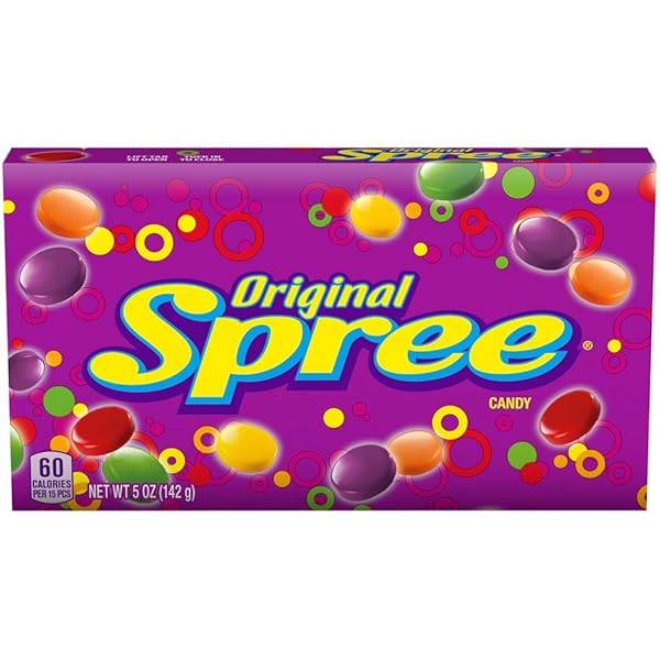 SPREE CANDY THEATER BOX, ORIGINAL, 5 OUNCE