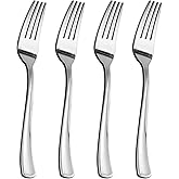 Goodluck 300 Pack Silver Plastic Forks, Heavy Duty Forks Disposable, Silver Plastic Cutlery Perfect for Weddings, Parties, Dinners (300PC)