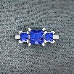 Dazzlingrock Collection Princess Lab Created Blue