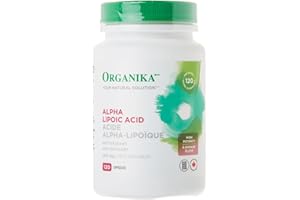 Organika Alpha Lipoic Acid (High Potency)- Liver Support, Antioxidant- 120caps