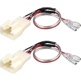 RED WOLF Car Dash Tweeter Speaker Wiring Harness Compatible with Toyota Tundra 2007-2021, 4Runner 2003-2020 for OE Part No. 86160-AE010 Install Aftermarket Front Dash Speaker Wire Cable Plug