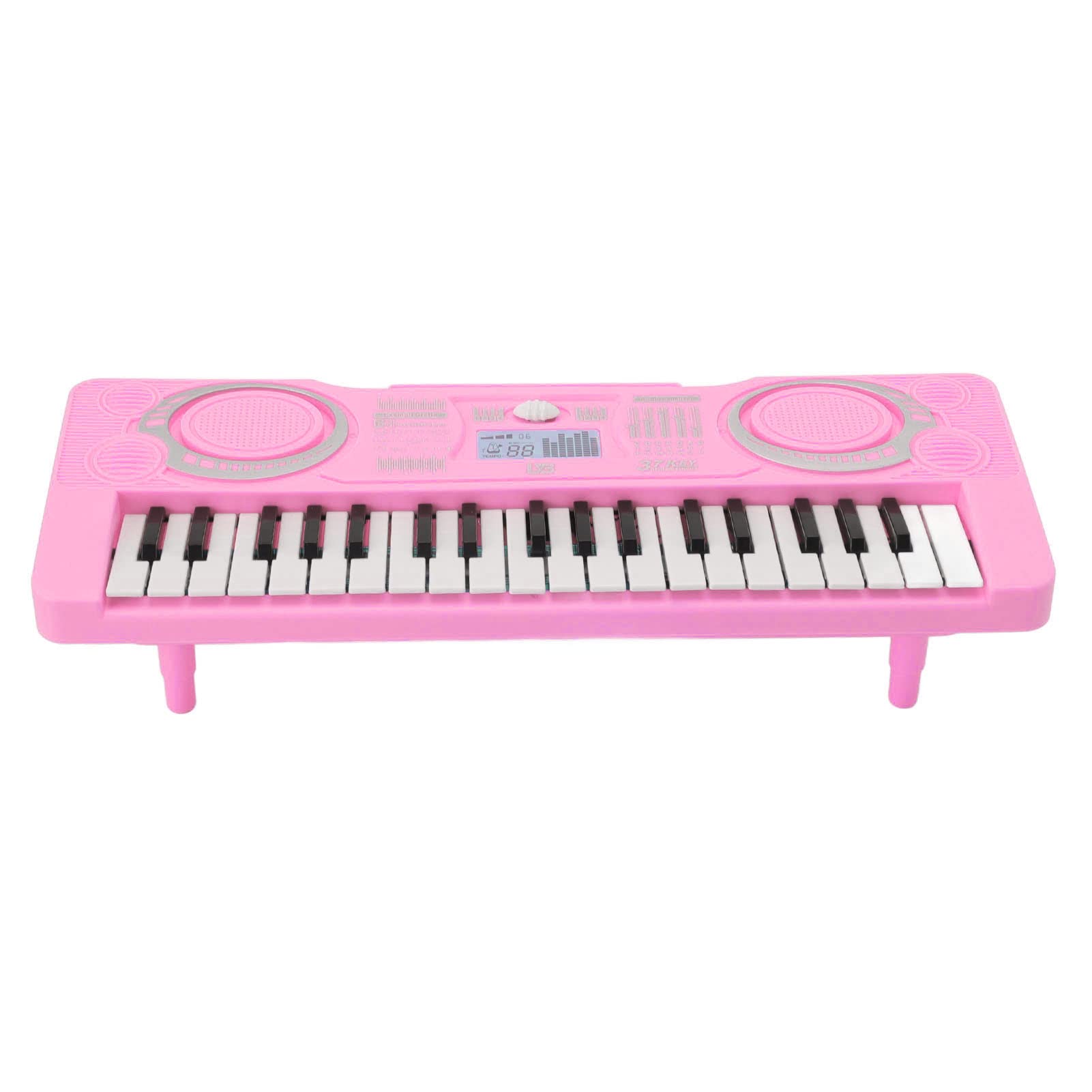 RIZGHWOY 37 Children's Touches From the Piano Keyboard Toy Improve Eye Coordination for Children for Educational Music Instruments (Pink)
