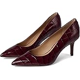 Lauren Ralph Lauren Lanette Croc-Embossed Leather Pumps