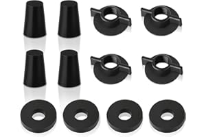 PIHIL Replacement Kit for Berkey Water Filter System Elements,Suited for Berkey Gravity Filter System and Black Activated Carbon Water Filters, 4 Washers, 4 Wing nuts and 4 Silicone Blocking Plugs