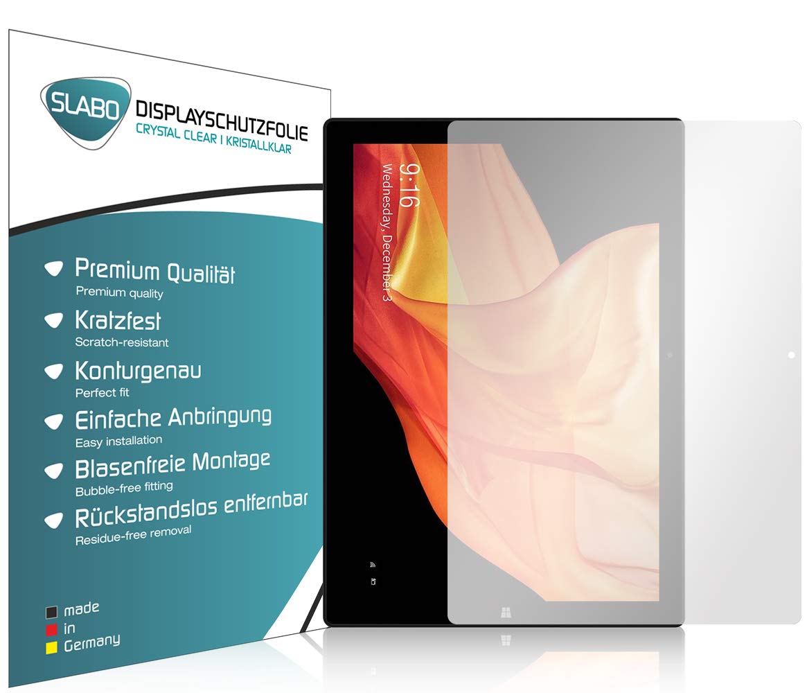 Slabo 2 x screen protector for Chuwi UBook Pro (12.3 inch) screen protection film protectors Crystal Clear