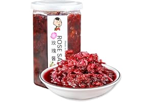 SIJIYUNLI-Rose Sauce 400g/14.1oz Bread Companion, Jam, Flower Sauce, Fresh Sweet Dipping