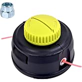 YHJDC 311759008 313318001 Compatible with Ryobi Weed Eater Trimmer Head Replacement Parts Suitable for Such As Ryobi P2009 40V RY15523A RY253SS and RY15523A Models Straight Shaft Trimmer
