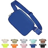 Tapp Collections Unisex Mini Crossbody Belt Bag with Adjustable Strap Small Waist Pouch for Workout Running Traveling Hiking - Royal Blue