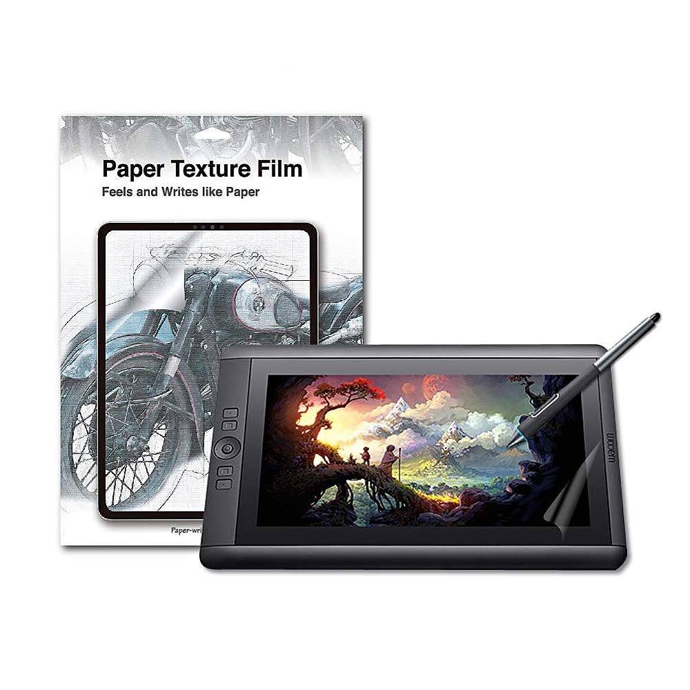 Paper Texture Screen Protector for Wacom Cintiq Pro 13 /Anti Glare//Matte/Made in Japan/Scratch Resistant/PET [1 Pack]