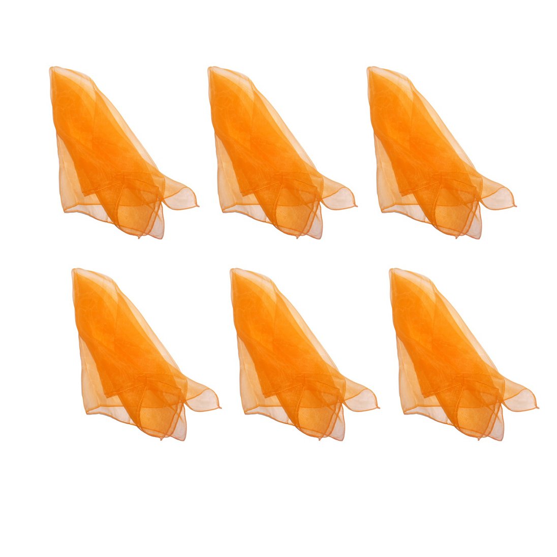 Hoerev Pack of 6 Aapprox. 40cm x 40cm Dancing Juggling Scarves