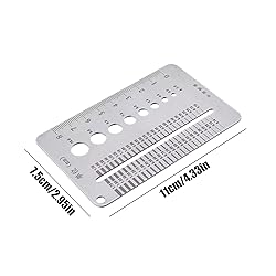 Crack Width Gauge, Gap Measuring Ruler, Stainless