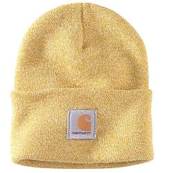 Carhartt Men's Knit Cuffed Beanie, Dijon/Winter