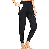 Kcutteyg Womens Joggers with Pockets, Lightweight Quick Dry Athletic Workout Soft Pants for Gym, Yoga, Running