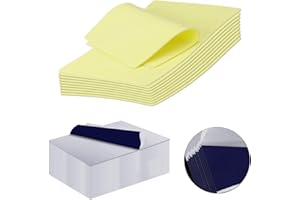 YILONG 3MM Tattoo Practice Skin with Transfer Paper - 40Pcs Tattoo Fake Skin and Stencil Paper Kit Includes 30Pcs Tattoo Thermal Paper and 10Pcs Double Sided Tattoo Skin Practice for Beginners Complete Set