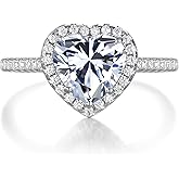 WES Moissanite Engagement Rings Set - D Color VVS1 925 Sterling Silver Stackable Moissanite Bridal Ring Sets Vintage Wedding Promise Ring for Women, Size 6-8