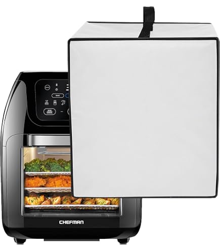 Kingshion Staubschutzhaube Für Nuwave Brio & Instant Vortex Plus Luftfritteusen – Dunkelgrau
