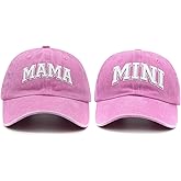 Wodeal 2PCS Mommy and Me Baseball Cap for Mom Girl, Mom Daughter Matching Gifts for Mother and Baby, Mama and Mini Hats