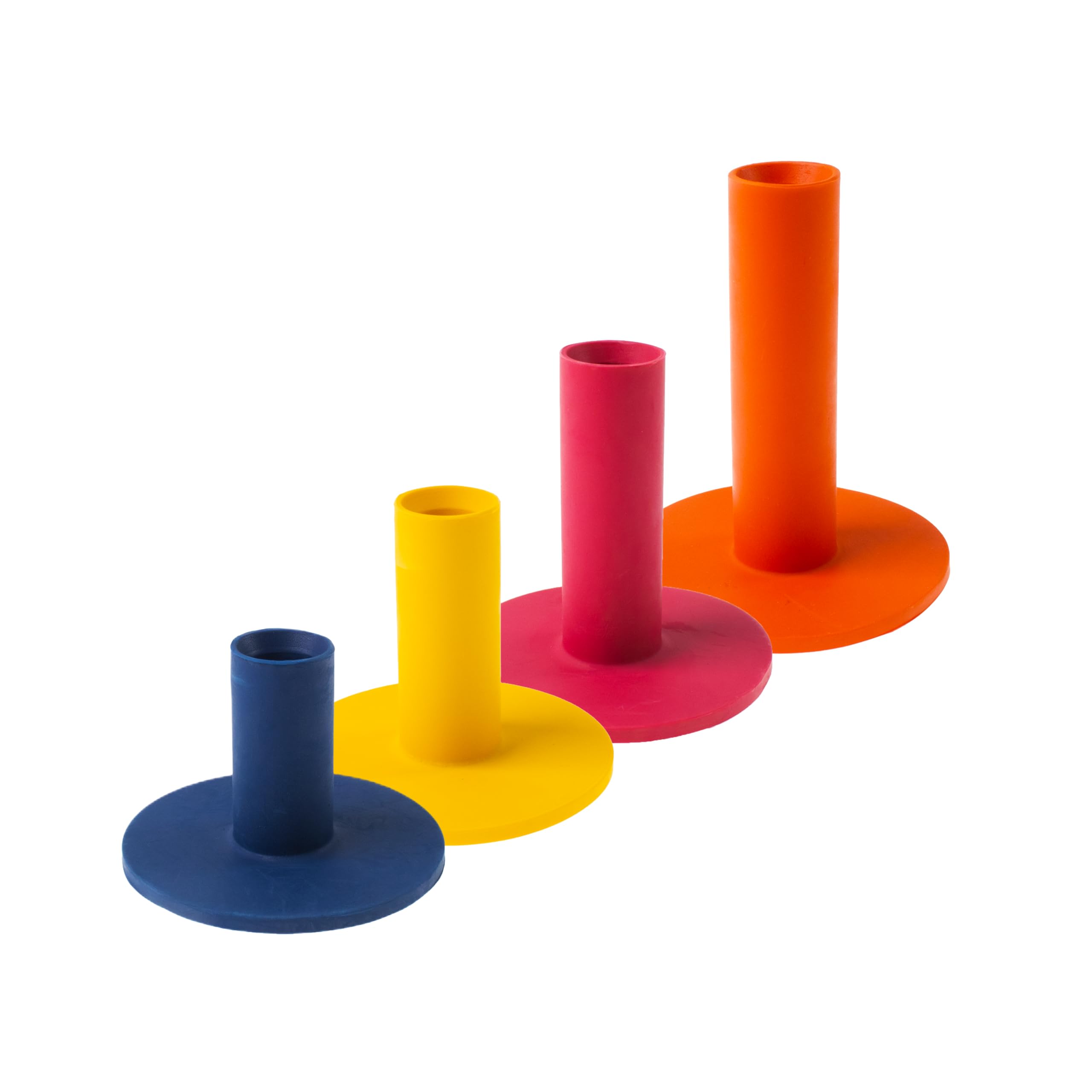 ECADDIE Rubber Golf Tees - Suitable for Driving Range Mats, Practice Mats & Winter Mats - Indoor & Outdoor Use (Set of 4)