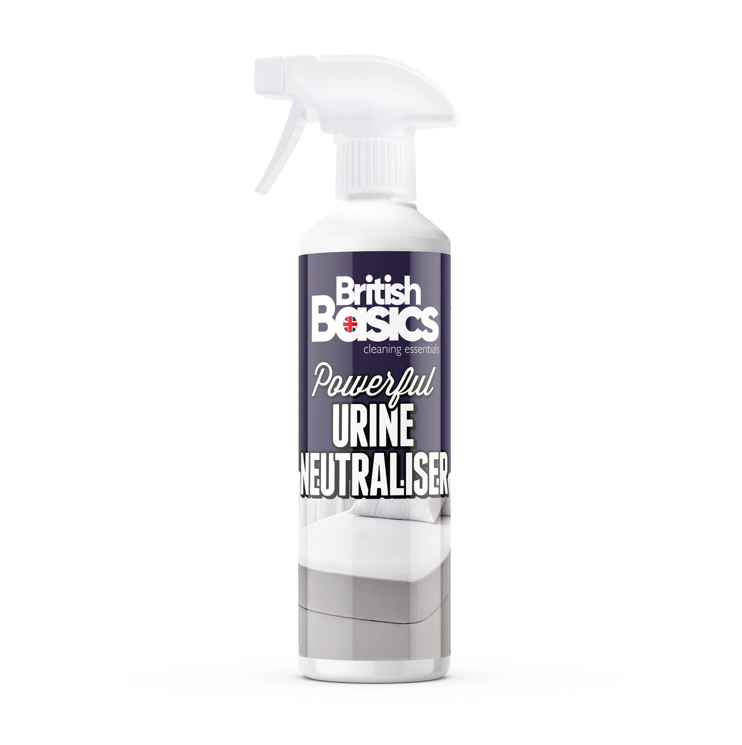 BritishBasics - Urine Neutraliser Eliminator | Stain and Odour Remover 500ml, Clear