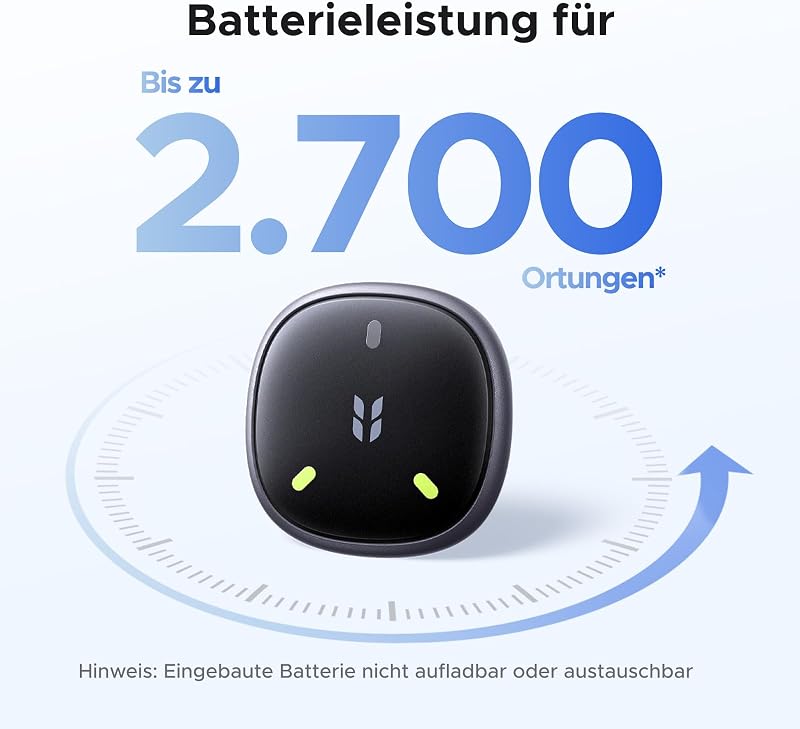 FineTrack Mini Duo 2 Tracker kompatibel mit iOS & Android, 4 Pack