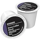 Amazon Brand - Solimo Medium Roast Coffee Pods, Kona Blend, Compatible with Keurig 2.0 K-Cup Brewers, 100 Count