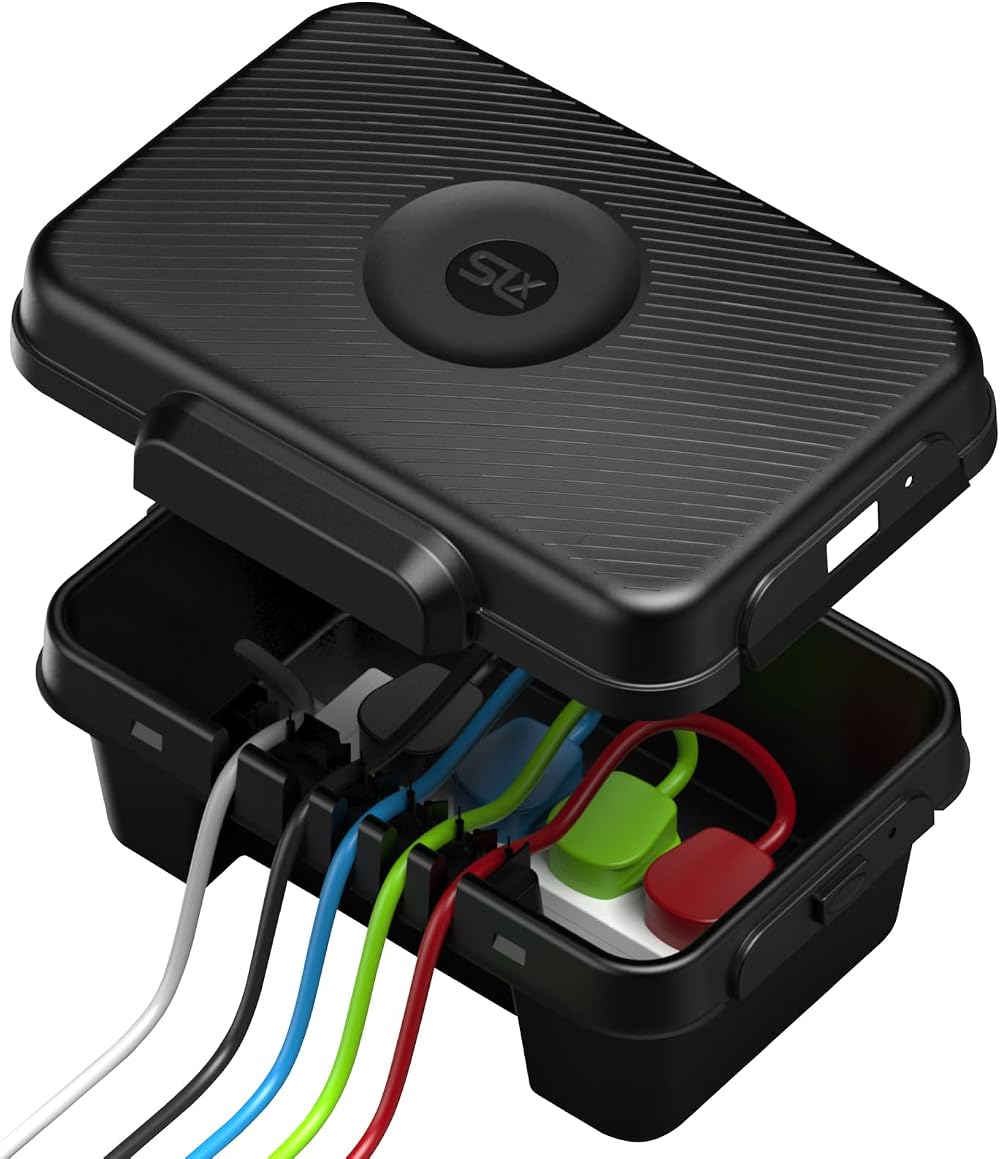 SLx Weatherproof Electrical Box Outdoor IP56 5x Outlets 360x255x138mm