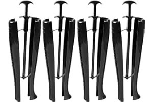 2 Pair Boot Shapers for Tall Boots 12 Inch Boot Tree Adjustable Shoe Shaper with Handle Anti-Wrinkle Washable Shoe Trees for 