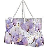 senya Large Beach Bags Totes Swim Canvas Tote Shoulder Bag Water Resistant Bags for Gym Travel Daily