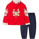 Mud Kingdom Little Boy Girls Outfits Tang Style Chinese New Year Suit Traditional Sets