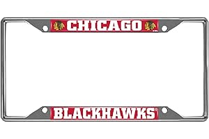 FANMATS NHL Chrome Metal License Plate Frame