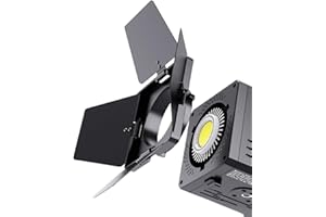 Tangxi Four Leaf Light Baffle for Ulanzi Video Lights, Aluminum Alloy LED Video Light Barn Door for Mini Bowens Mount, Adjust