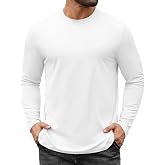COOFANDY Mens Long Sleeve Tee Shirts Stretch Crew Neck Tee Shirts Casual T Shirts for Men