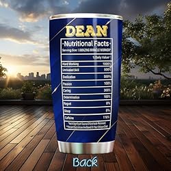 MONIZILUCKY DEAN Tumbler Stainless Steel 20oz With