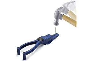 Plastic Pliers, Home Tool Auxiliary Pliers, Jelanry Secure Nails Anti-smashing finger Joint Pliers for More Safety for Hammering Nails Easy to Position and Keeps Fingers Safe