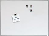 Nobo Small Magnetic Whiteboard Aluminium Frame 585 x 430 mm with Pens view 2