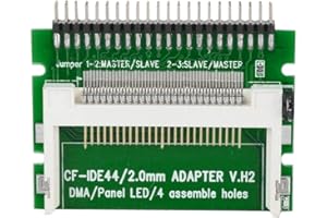 ASHATA CF to 2.5-inch 44Pin IDE HDD Adapter Card - Compact Flash Memory Card to Laptop SSD Adapter - Supports Single CF Card 