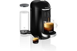 Nespresso® VertuoPlus Deluxe Coffee and Espresso Machine by Breville, Black