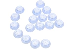 Ipetboom 100 Pcs Non-Slip Cutting Board Feet with 16mm Screws, Rubber Gripper Pads Anti-Skid Stabilizer